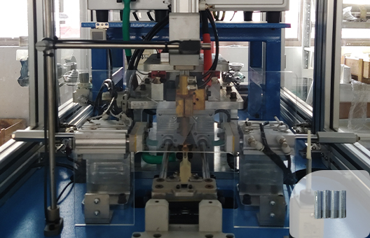 金屬網(wǎng)布自動卷圓焊接專機